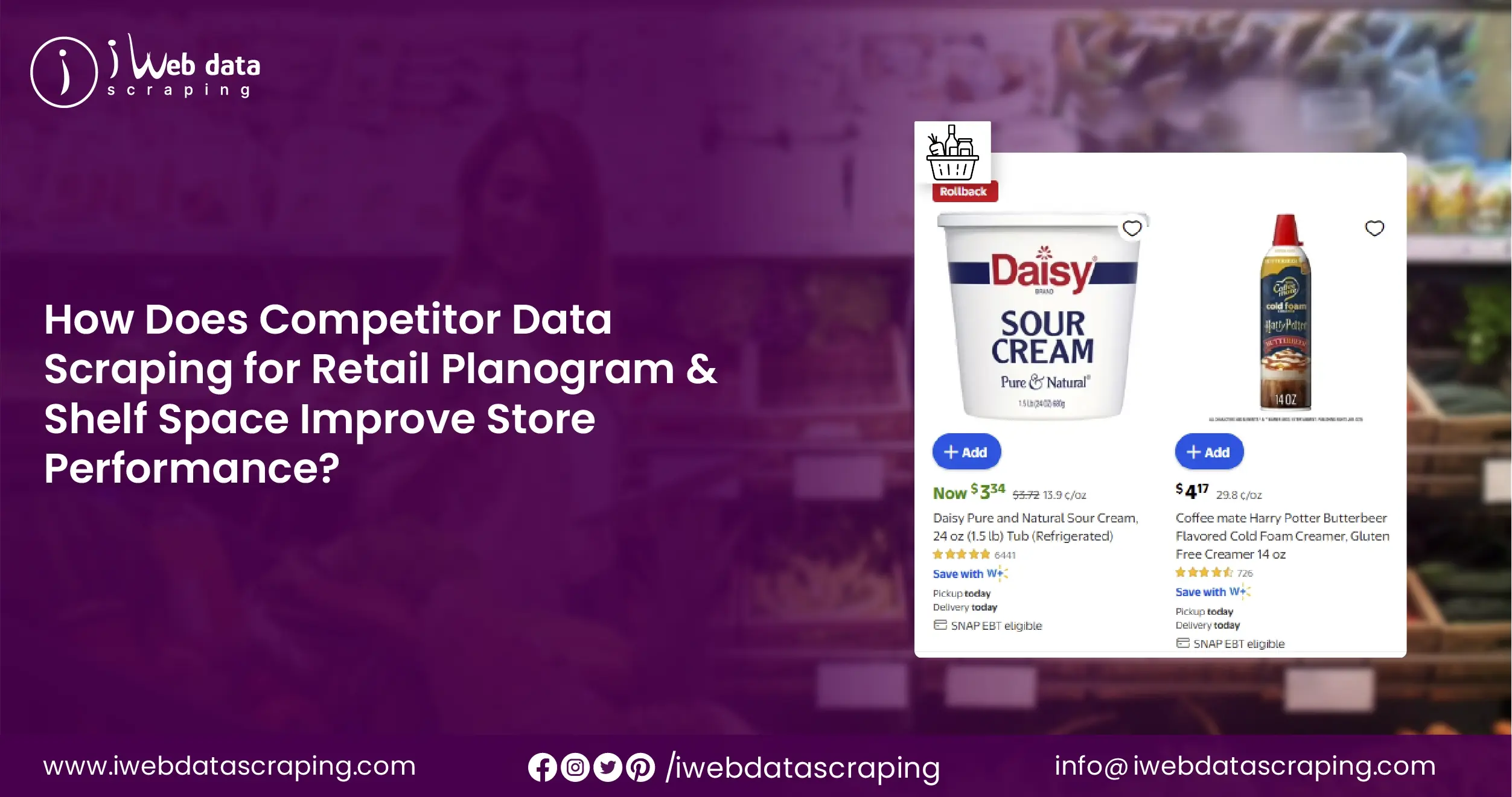 How Does Competitor Data Scraping for Retail Planogram & Shelf Space Improve Store Performance?